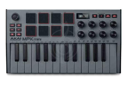 Изображение MIDI-клавиатура Akai MPK MINI 3 GREY