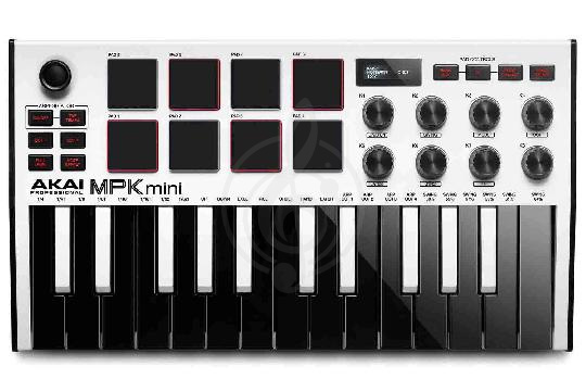 Изображение MIDI-клавиатура Akai MINI 3 WHITE