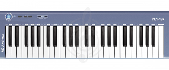 Изображение MIDI-клавиатура Axelvox KEY49j blue